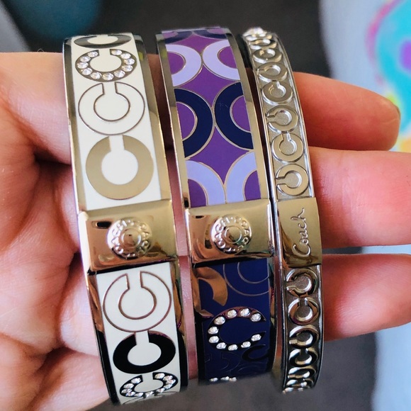 COACH stacked bangal bracelets - Picture 3 of 4